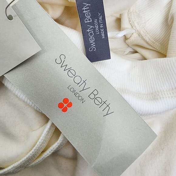 NWT Sweaty Betty Harmonise‎ Luxe Fleece White Pullover Sweatshirt Size XXL - Picture 6 of 12